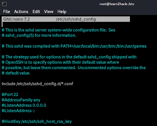 ssh_config